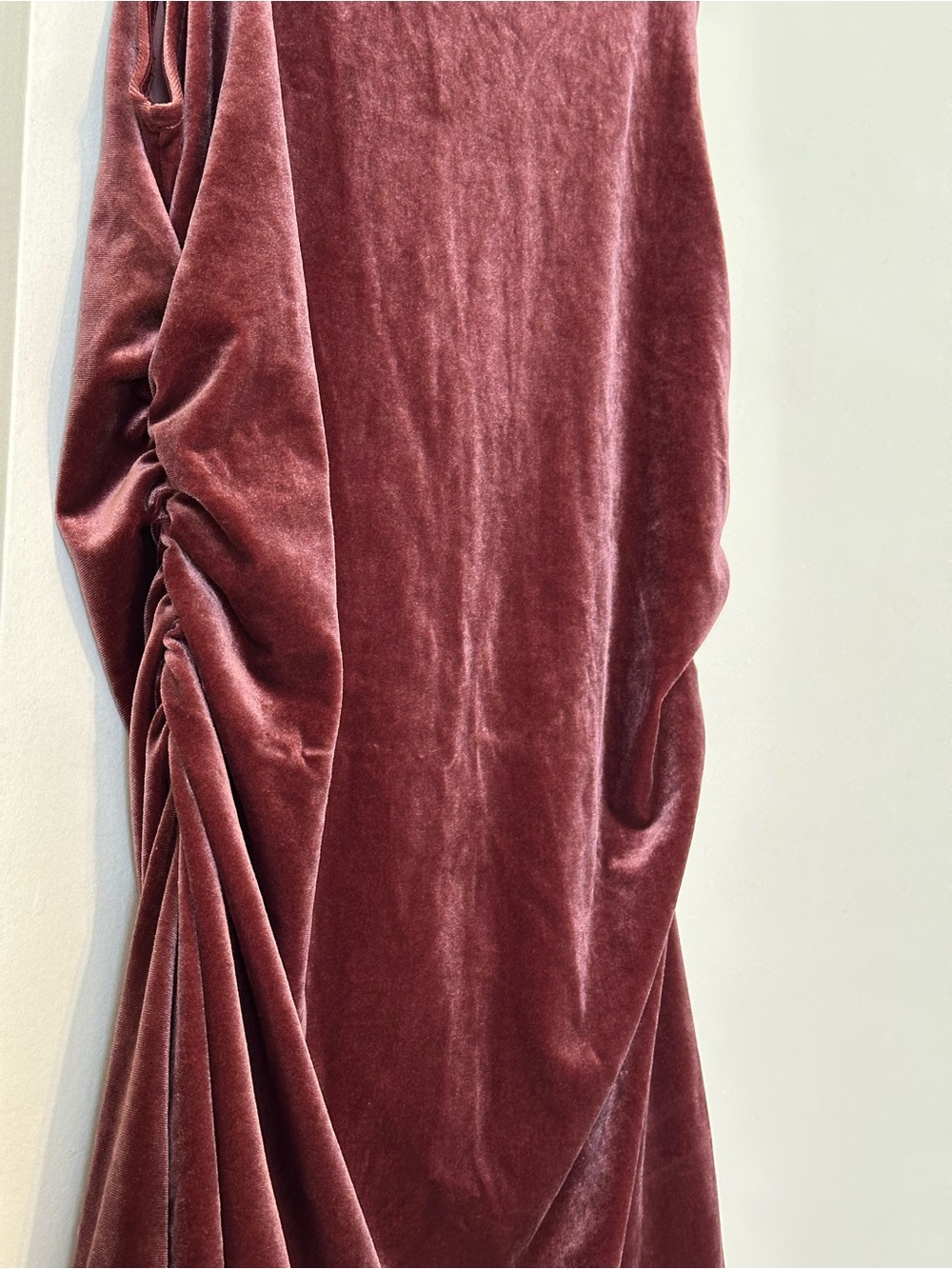 wild fable Sleeveless Velvet Mini Dress in Burgundy - Picture 2 of 6